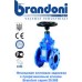20.900 , Засувка чавунна з гумовим клином фл. DN150 PN16 BRANDONI, Італія