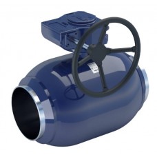 Кран шаровый стальной полнопроходной под приварку VEXVE с редуктором DN 125 PN25