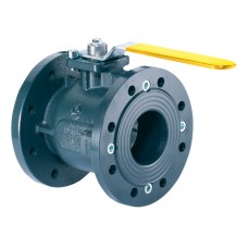 Кран шаровый фланцевый для газа из чугуна DN 100 PN16, IVR тип 82. Газовый кран.