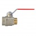 Кран шаровый латунный муфтовый DN25 PN40 (1") в/н резьба, IVR 956