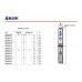 Pedrollo 4BLOCKm 2/9-0.55 кВт Нmax=70м  Qmax=3.6 куб/час - глубинный насос для скважины 4"