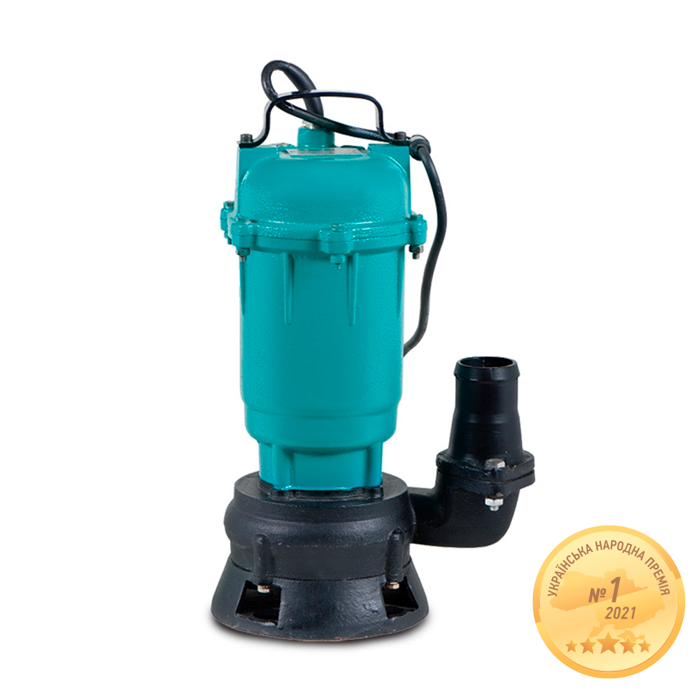 Насос канализационний 1.5кВт Hmax 23м Qmax 375л/хв AQUATICA (773414) 