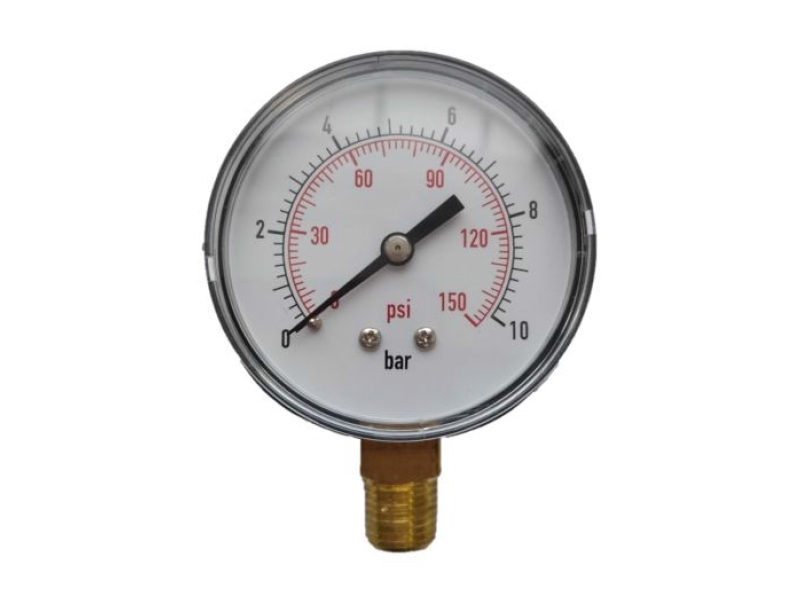 Манометр радиальный 6 бар 1/4", MR 6, Italtecnica Манометр радиальный 6 бар 1/4", MR 6, Italtecnica