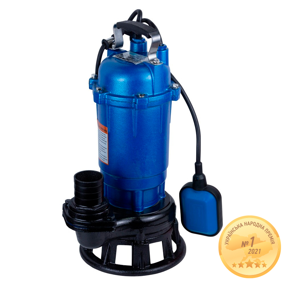 Насос канализационный с ножом 1.1кВт Hmax 14м Qmax 340л/хв AQUATICA mid (773392) 