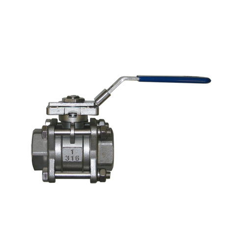 Кран шаровый муфтовый из нержавеющей стали DN32 PN70 (1 1/4") в/в резьба, AISI316, IVR 665