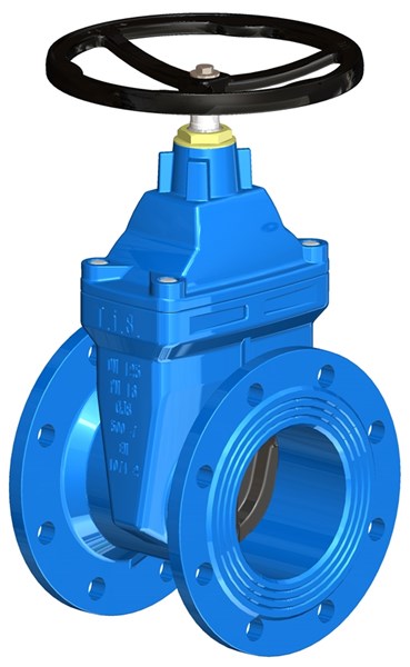 Задвижка с обрезиненным клином DN 250 PN16, тип A021 T.I.S